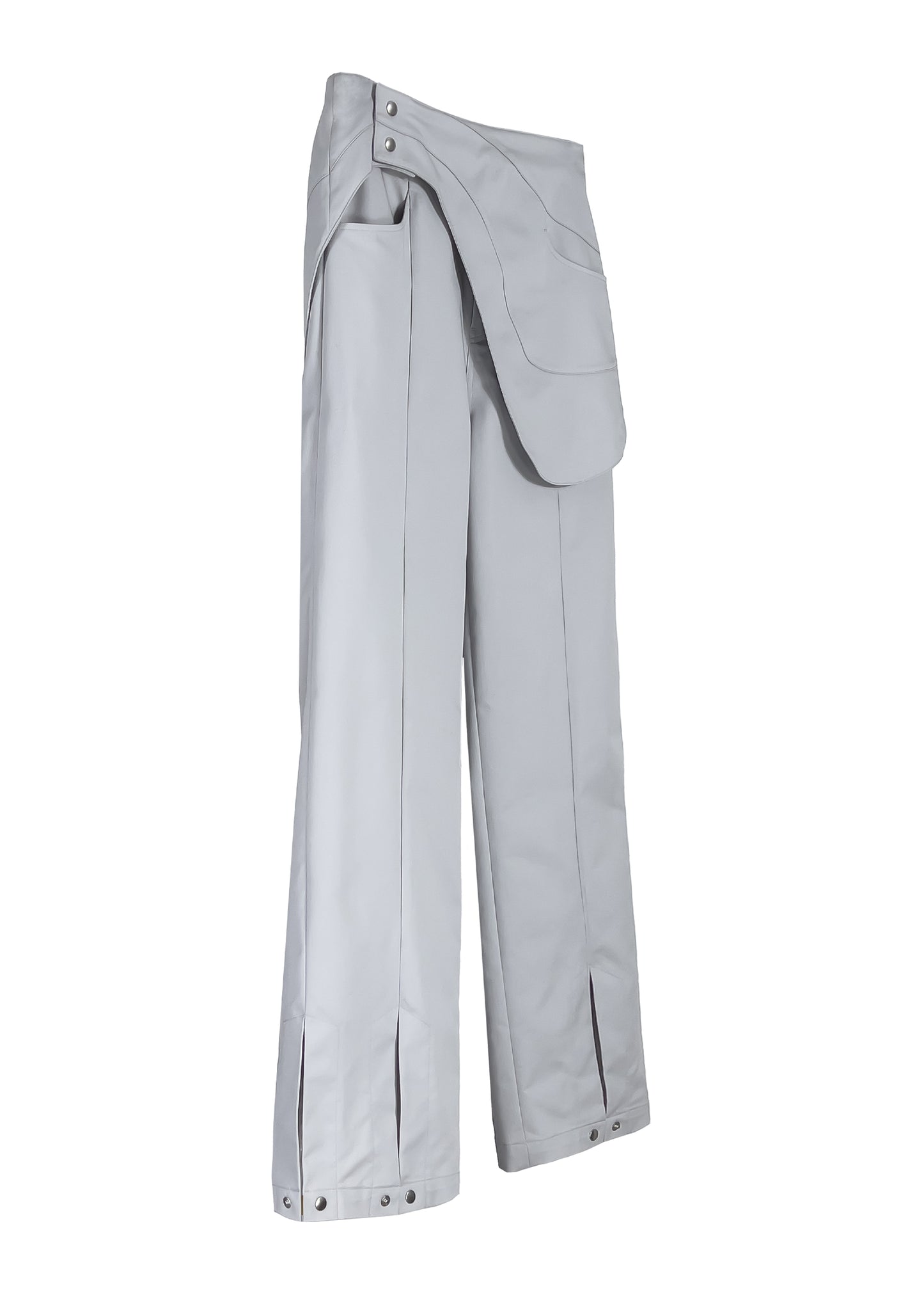 6 slit curved cover pants