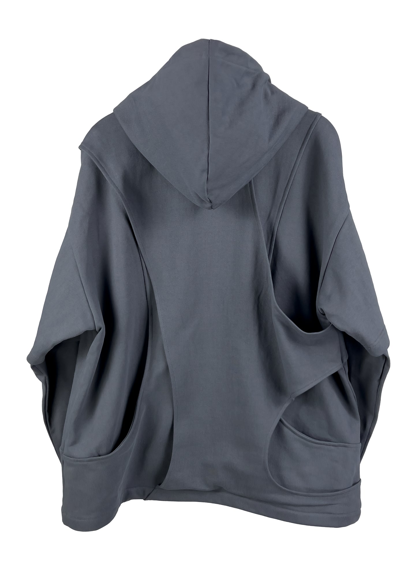 3 layer curved line hoodie